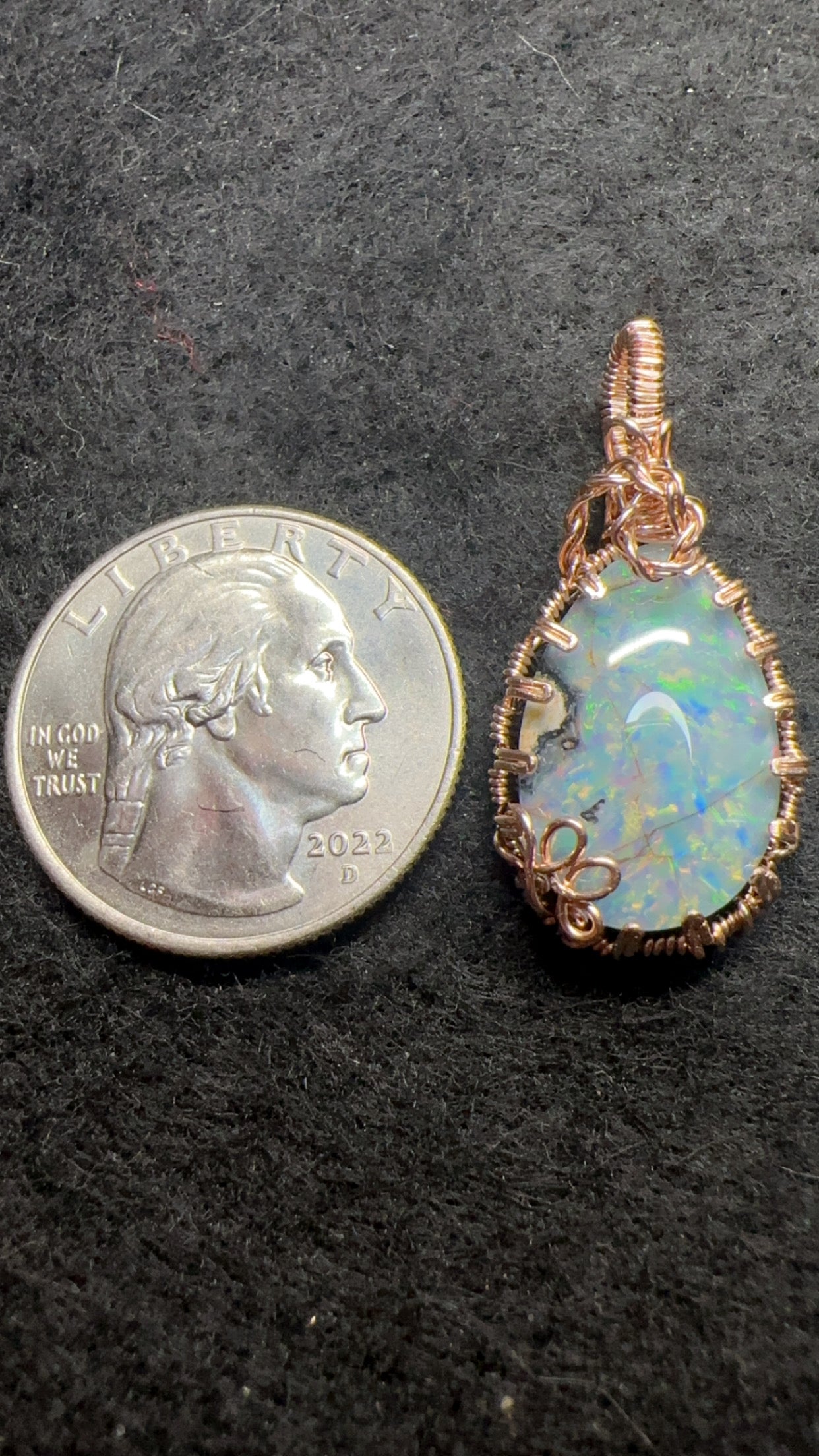 14k Rose Spencer Opal
