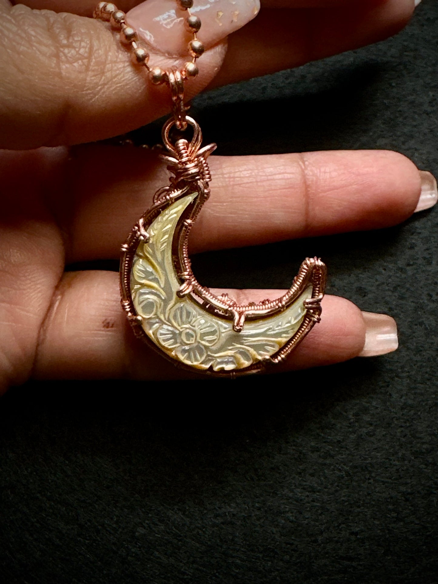 Mother of Pearl Moon