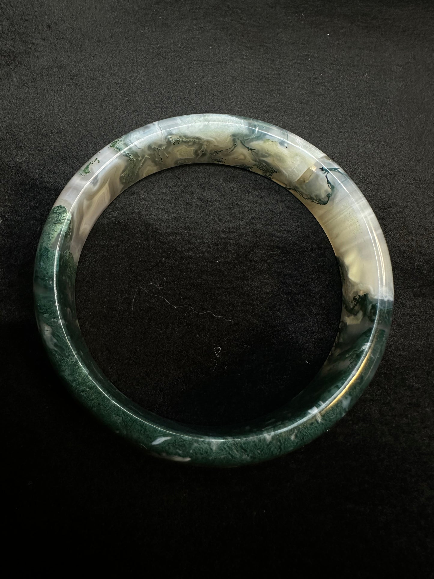 Moss Agate Bangle 2