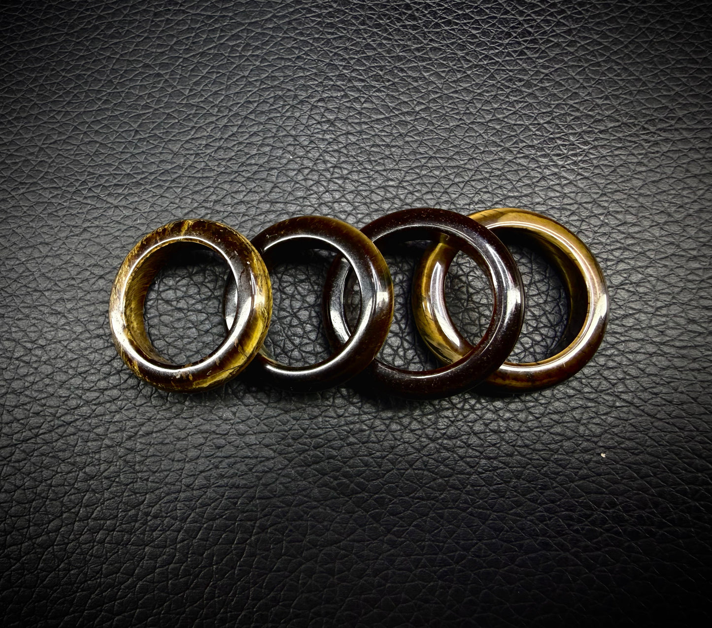 Tigers Eye Carved Rings