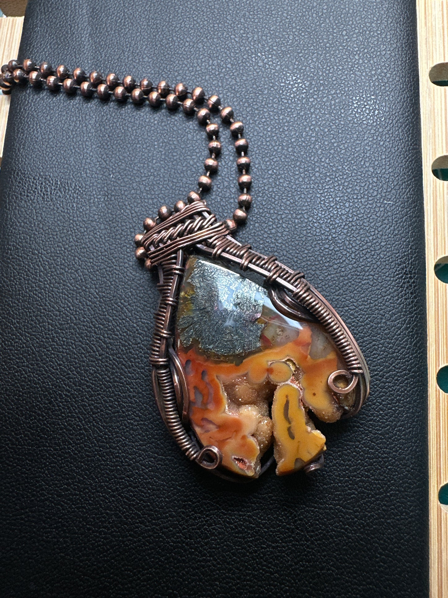 Druzy Marcasite Spade