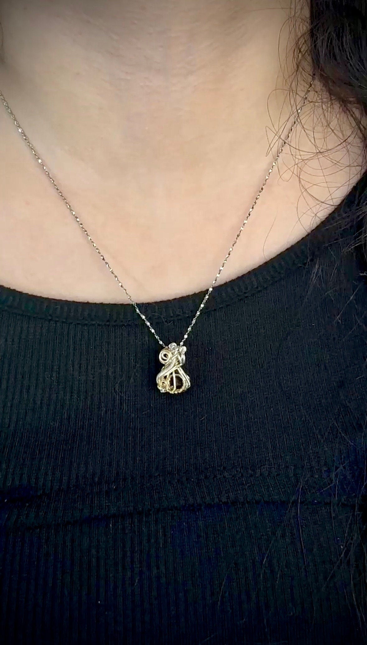 Deathly Hallows Moldavite Pendant