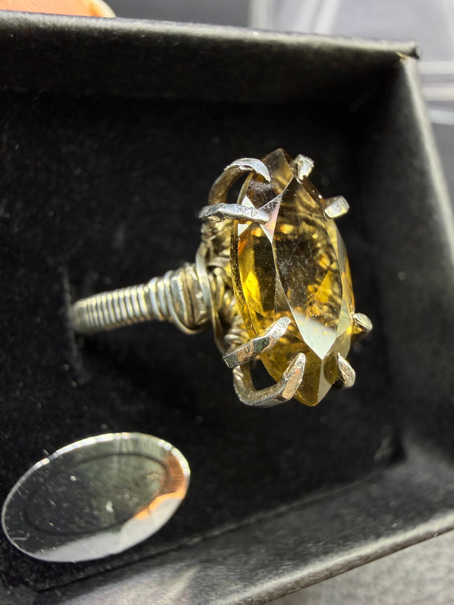 925 Citrine Ring