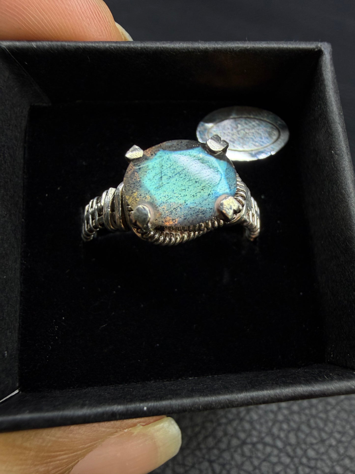 925 Labradorite Ring