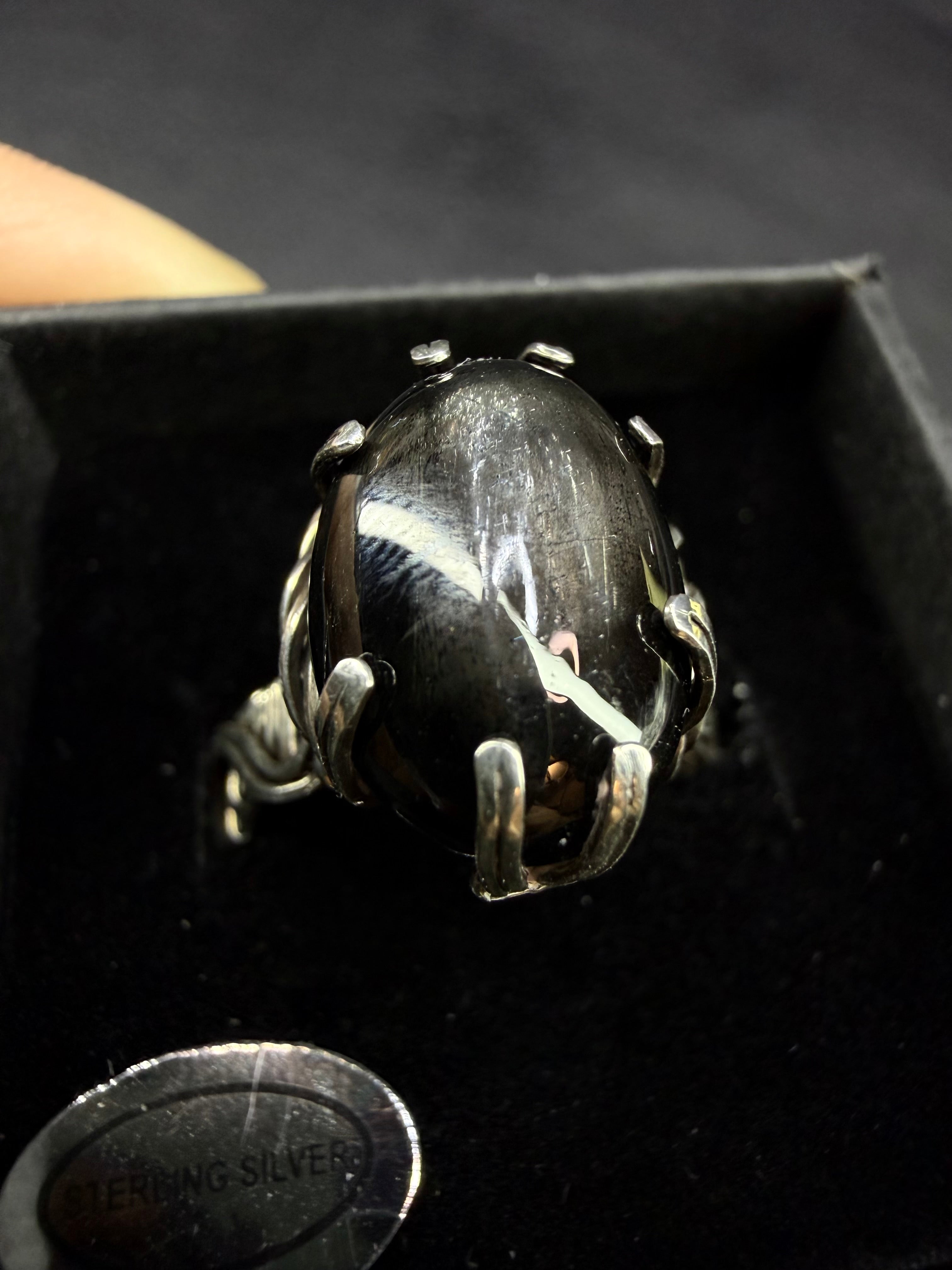 925 Black Moonstone