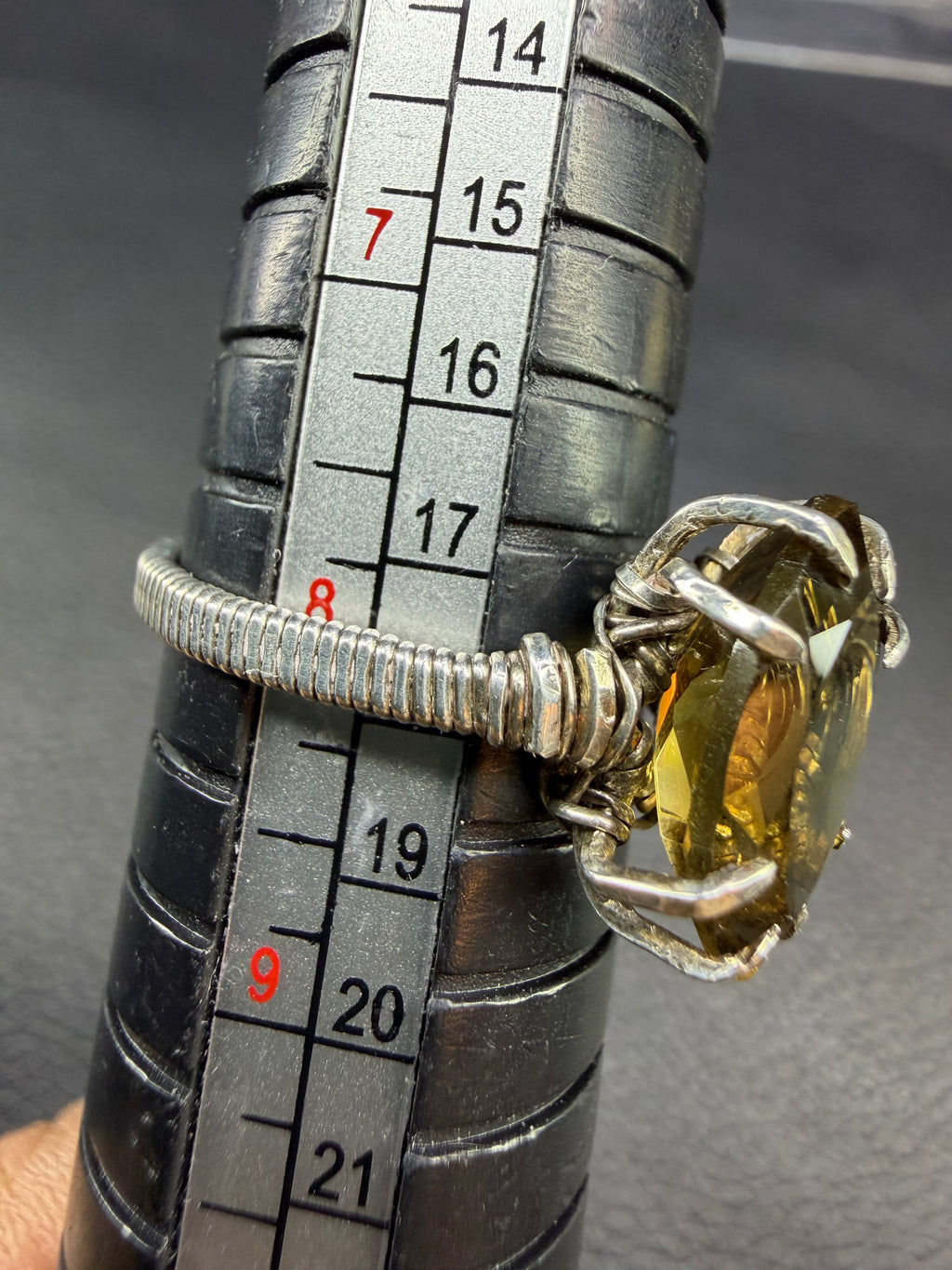 925 Citrine Ring