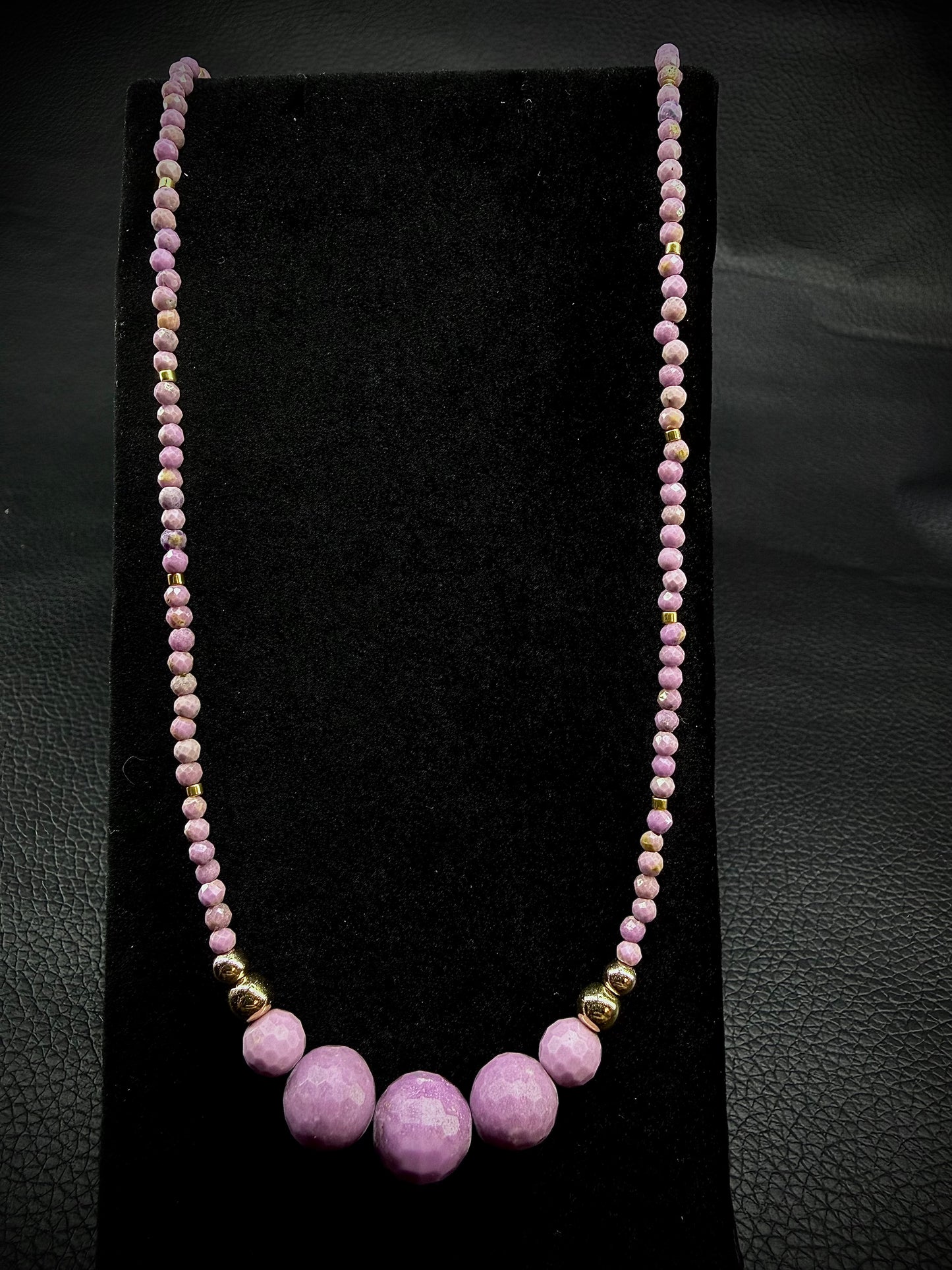 Phosphosiderite Bead Necklace