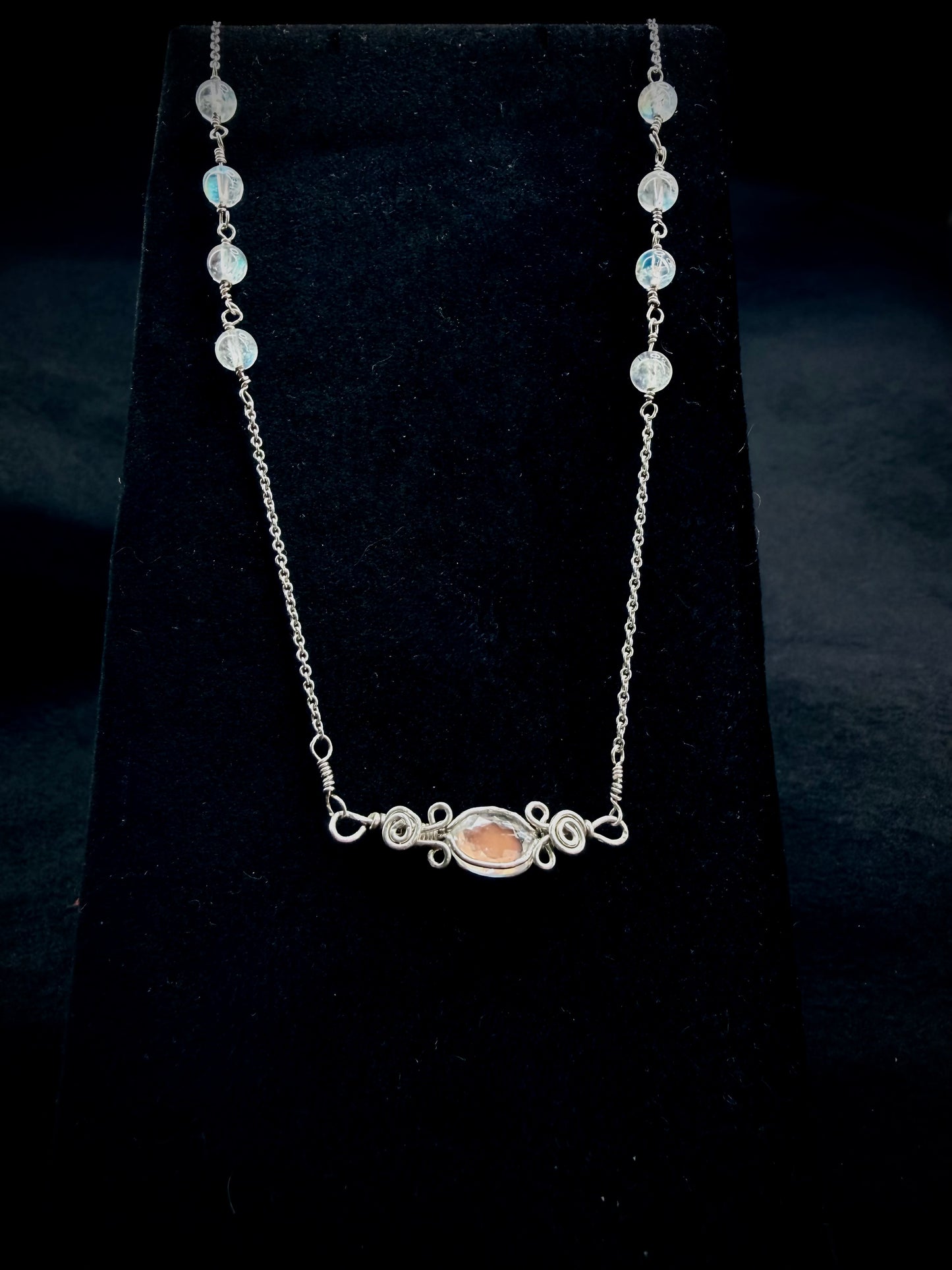 925 Malagasy Moonstone Necklace