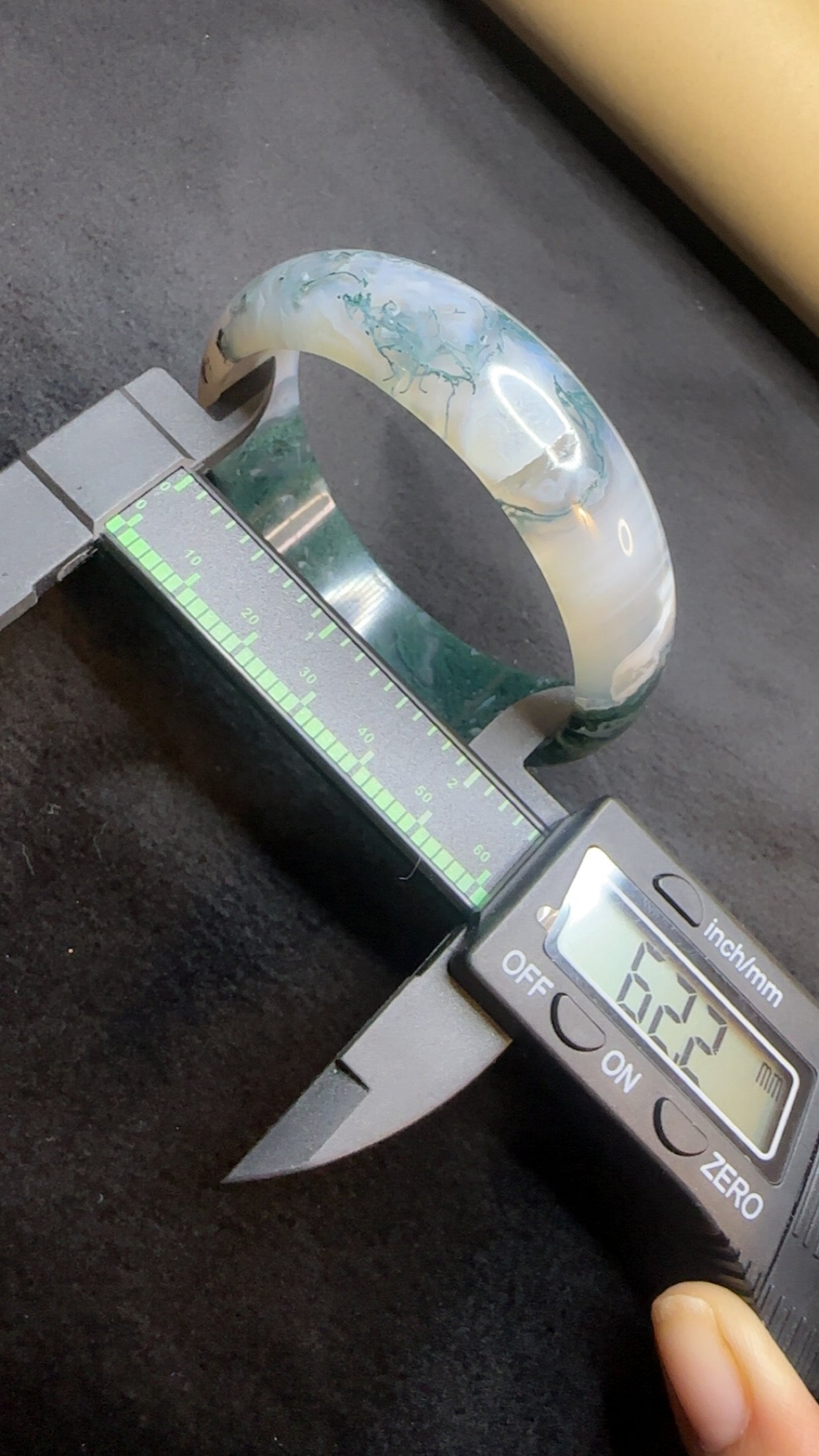 Moss Agate Bangle 2