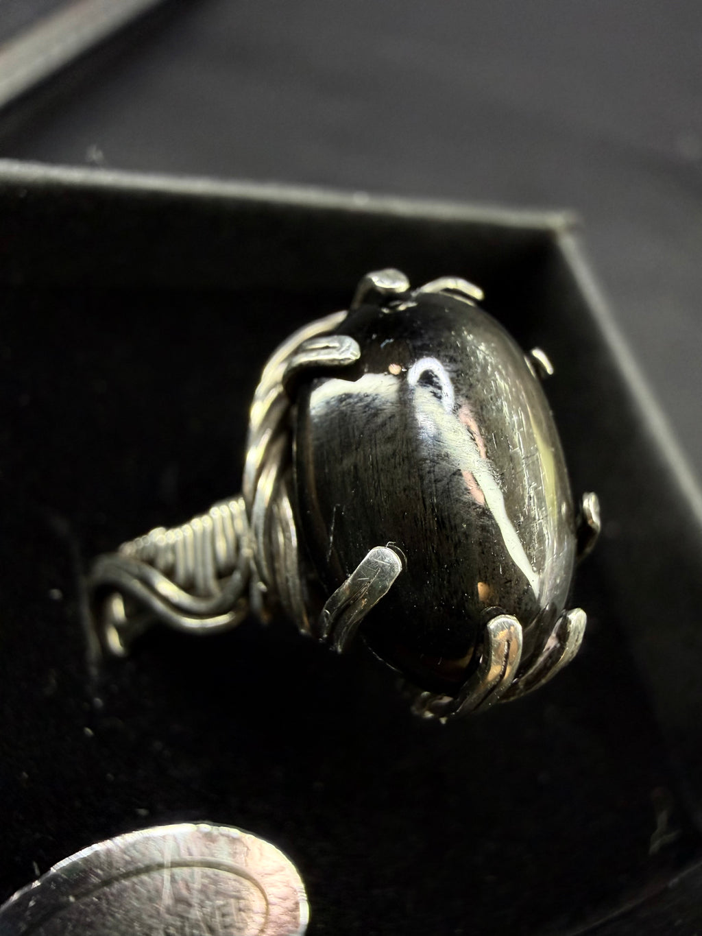 925 Black Moonstone