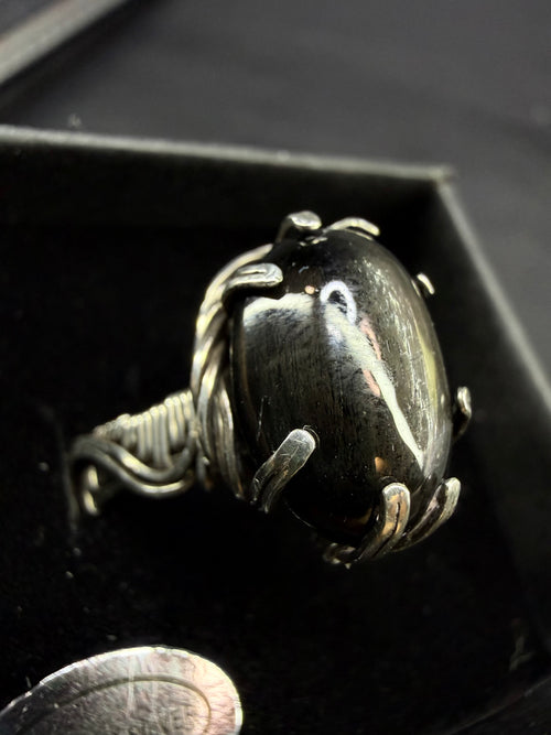 925 Black Moonstone