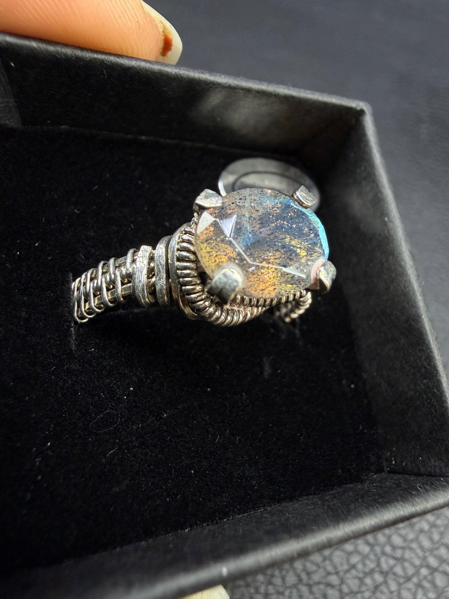 925 Labradorite Ring