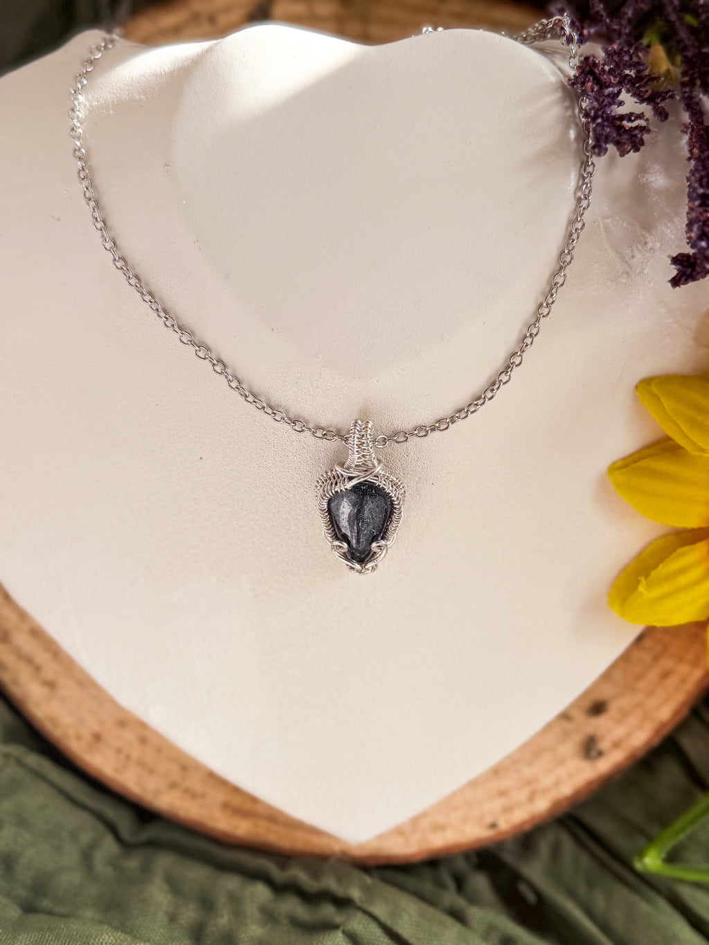 Rosette Opal Pendant