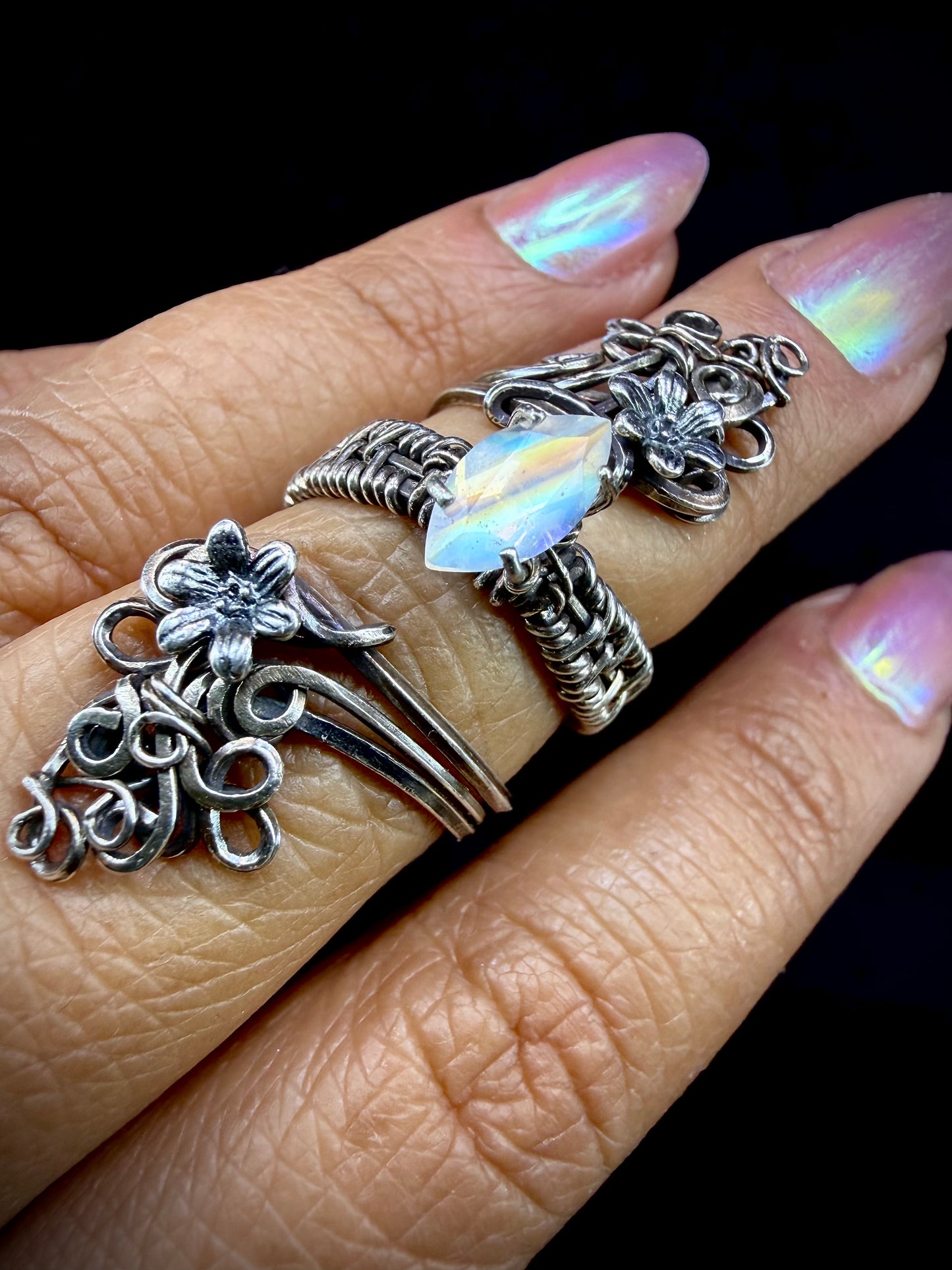 Moonstone Goddess Ring