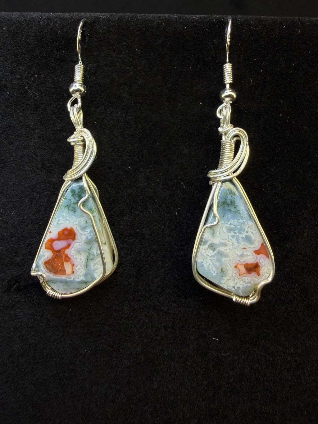 Pink Moss Dangles