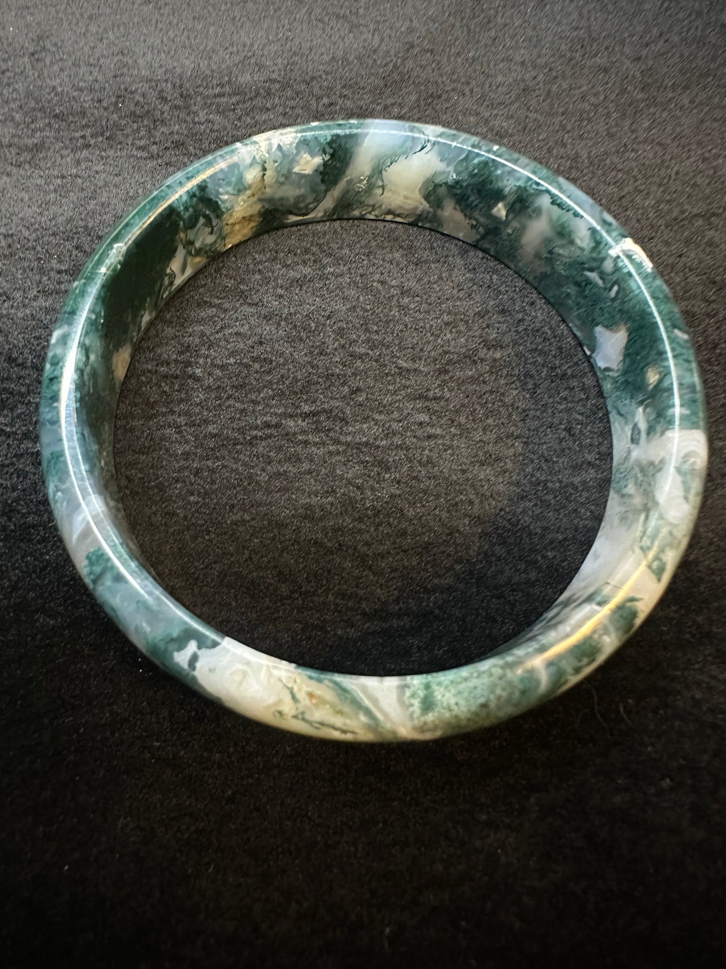 Moss Agate Bangle 1