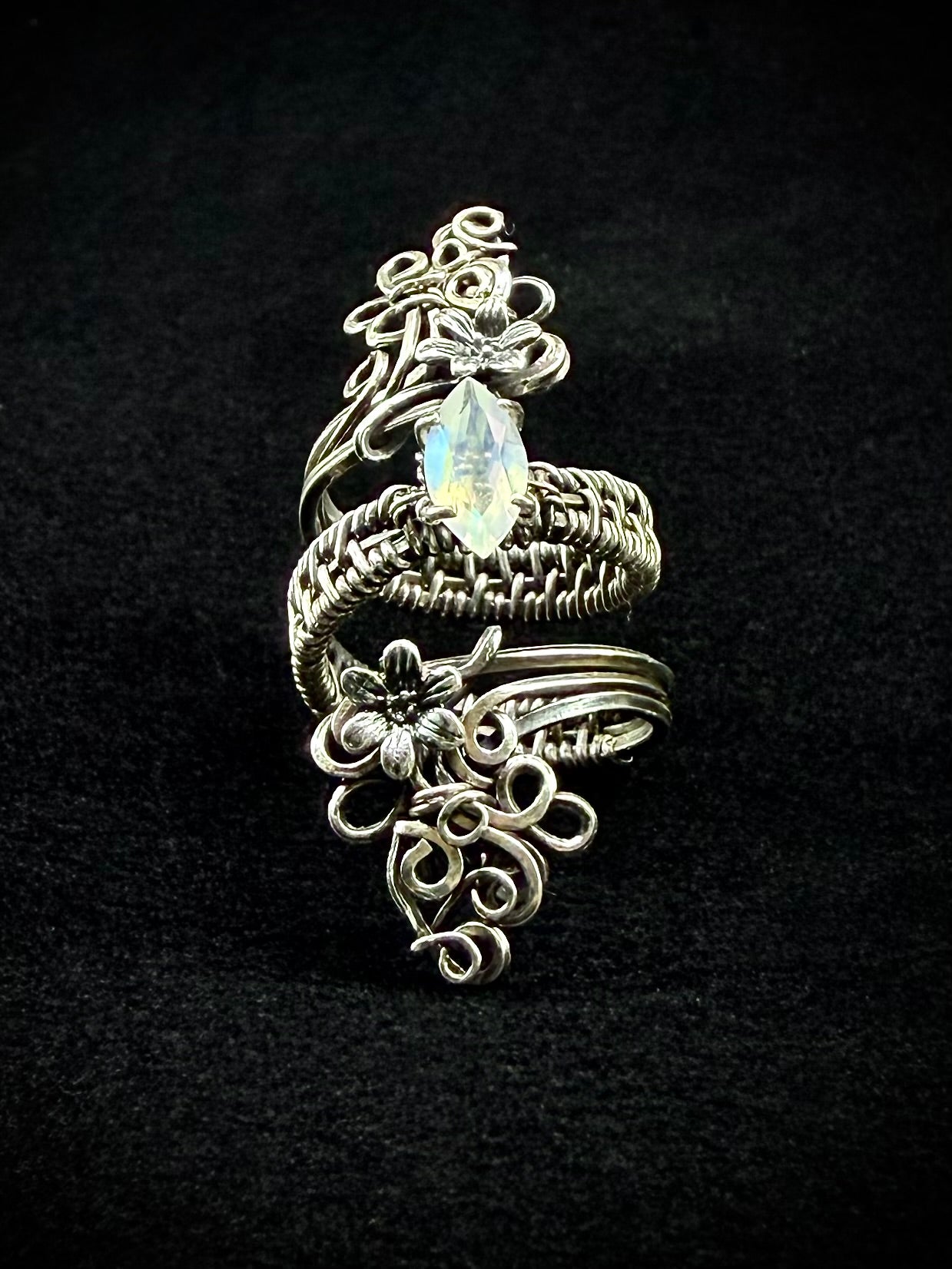 Moonstone Goddess Ring
