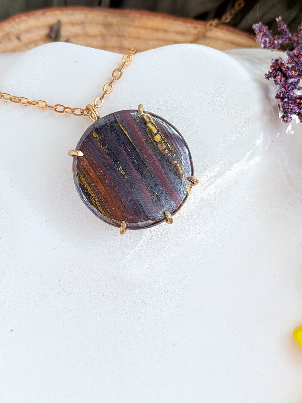 Tiger Iron Pendant