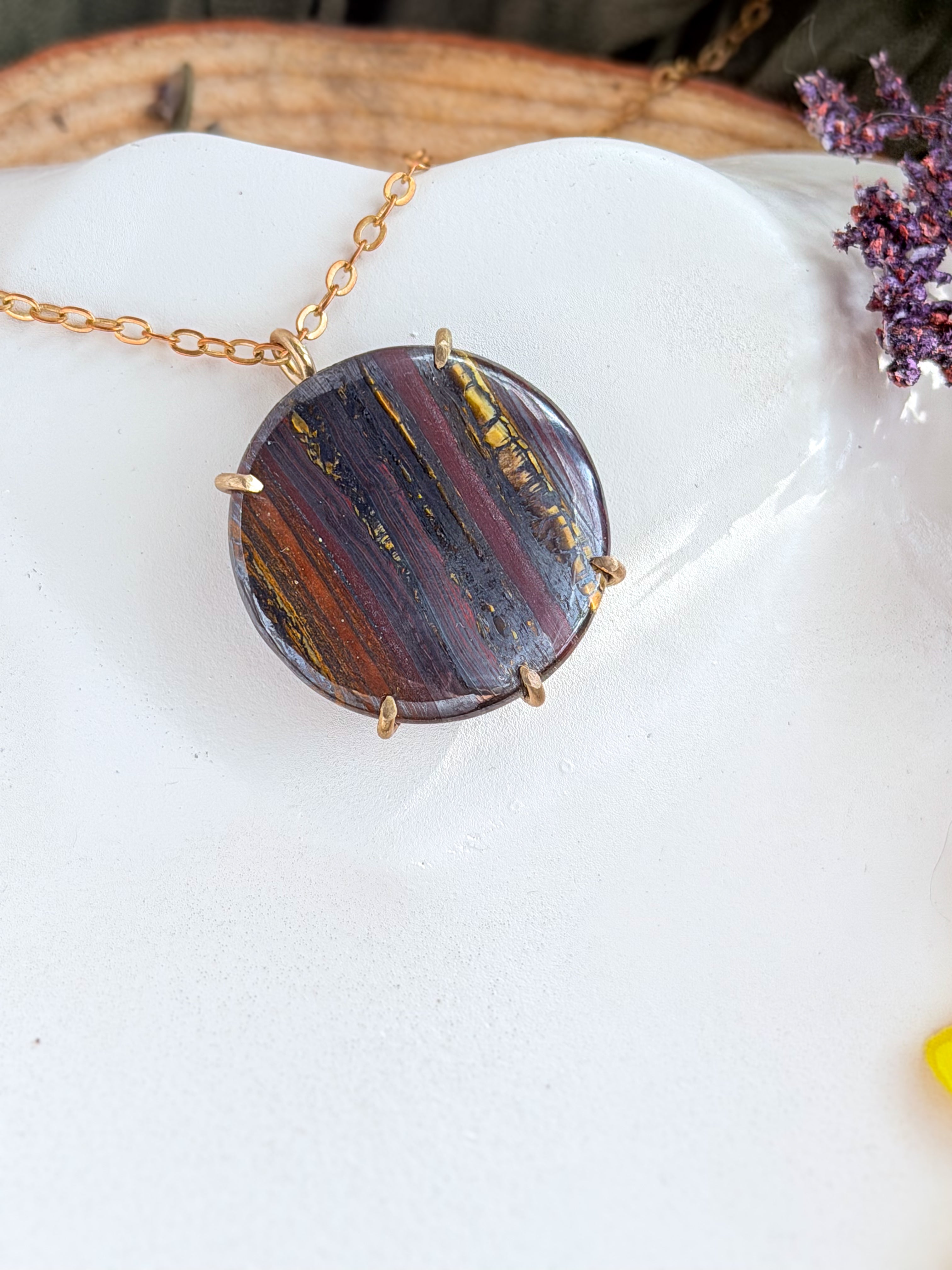 Tiger Iron Pendant