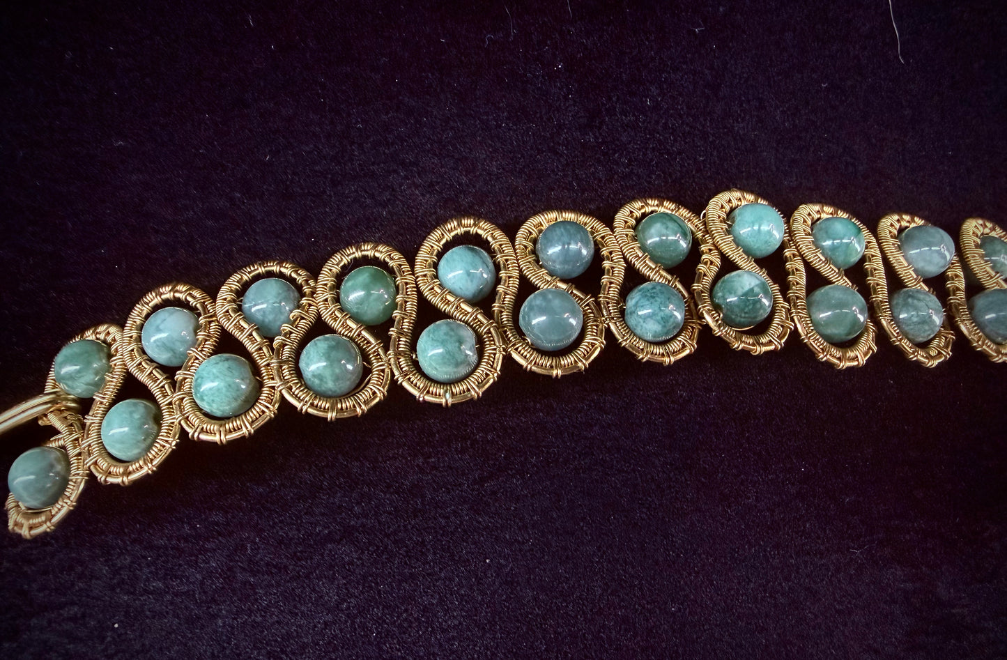 Blue water Jade Bracelet