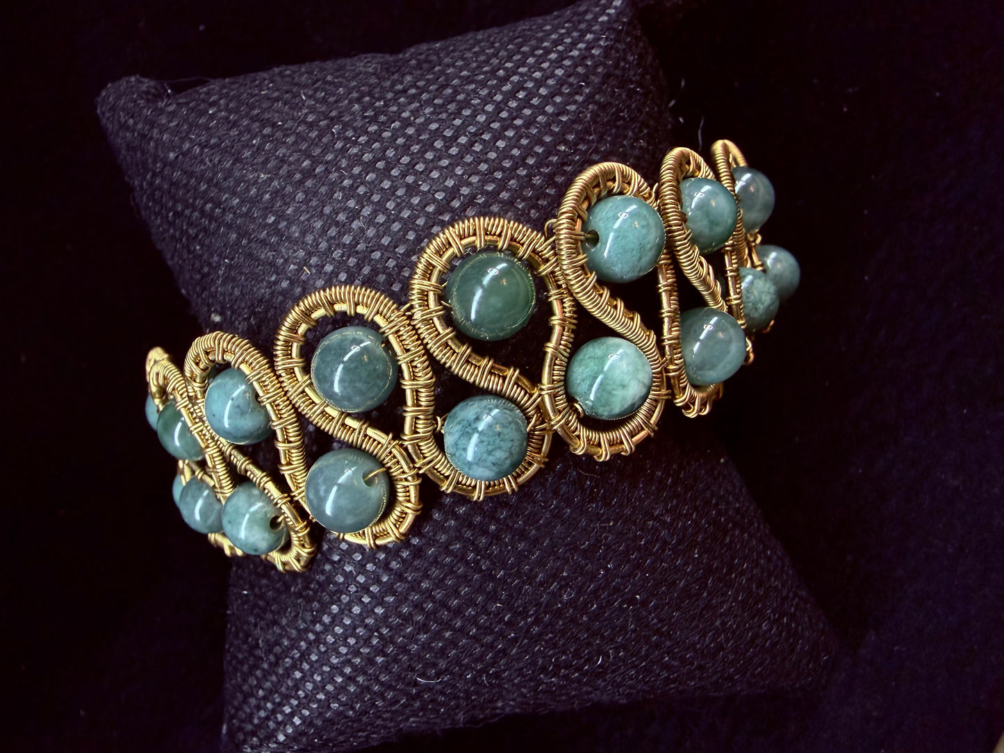 Blue water Jade Bracelet