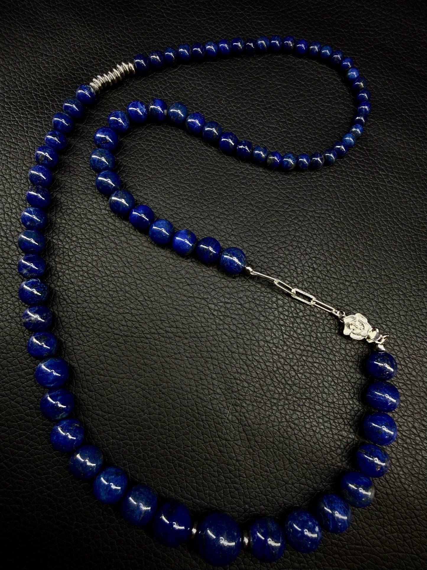 925 Lapis Lazuli Beaded set