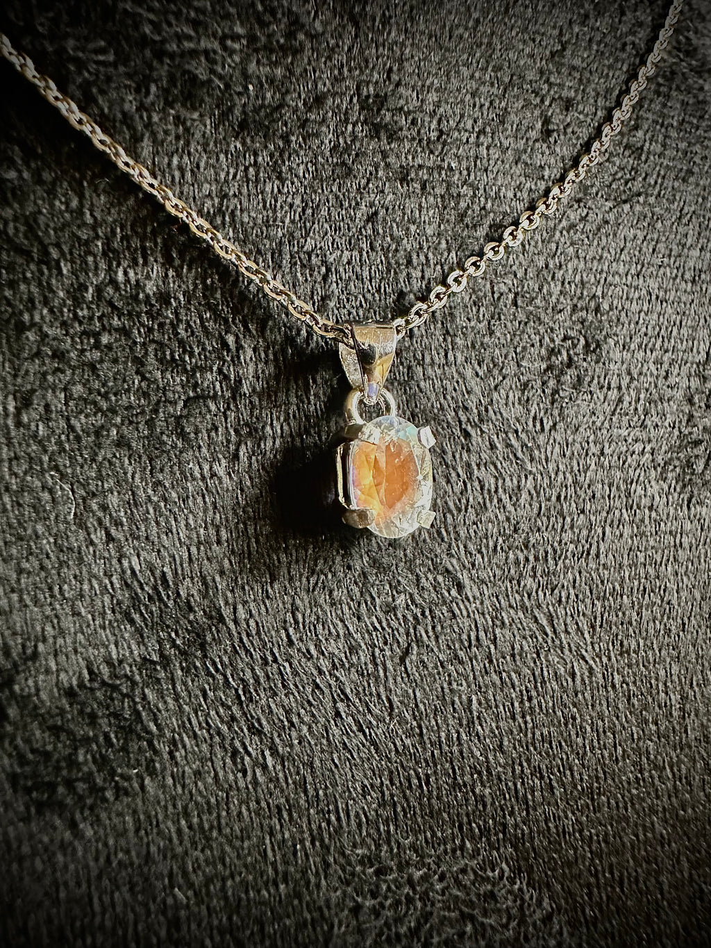 925 Malagasy Moonstone Pendant