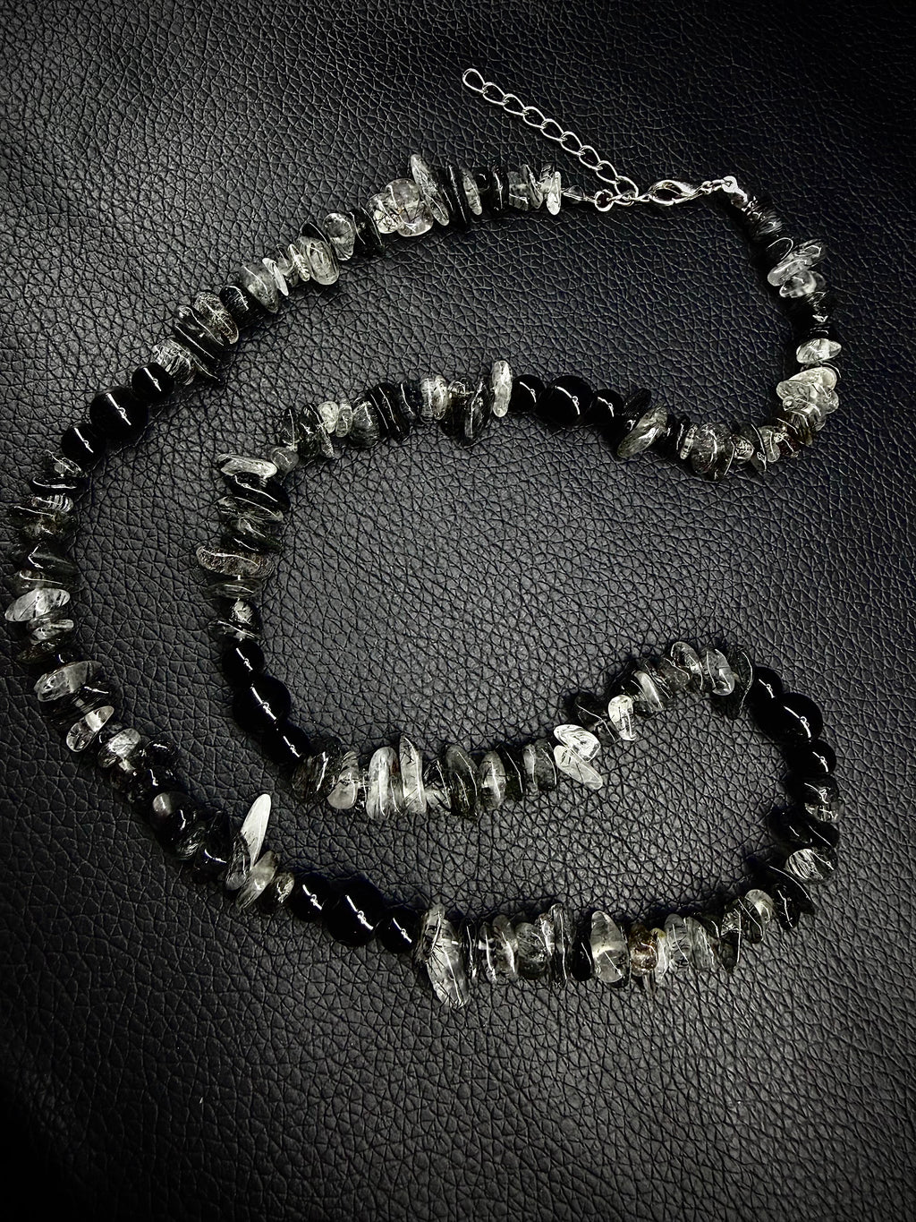 Tourmaline in Quartz Chip necklace