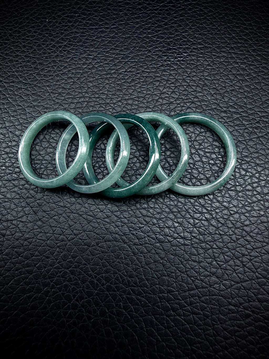 Blue Water Jade Rings