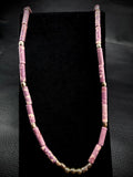Phosphosiderite tube Necklace