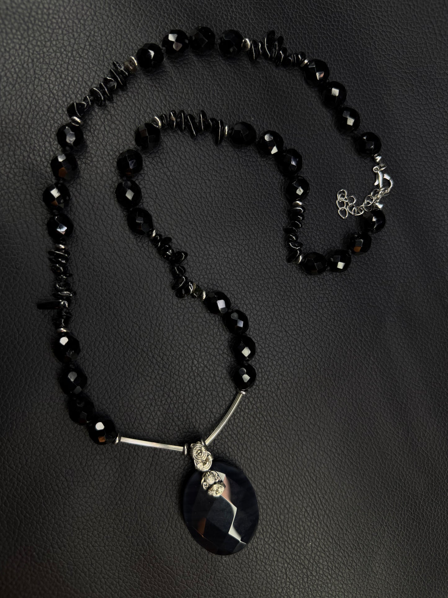 925 Onyx Necklace