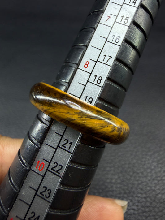 Tigers Eye Carved Rings