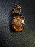 Cocoa Sunstone Mini Pendant