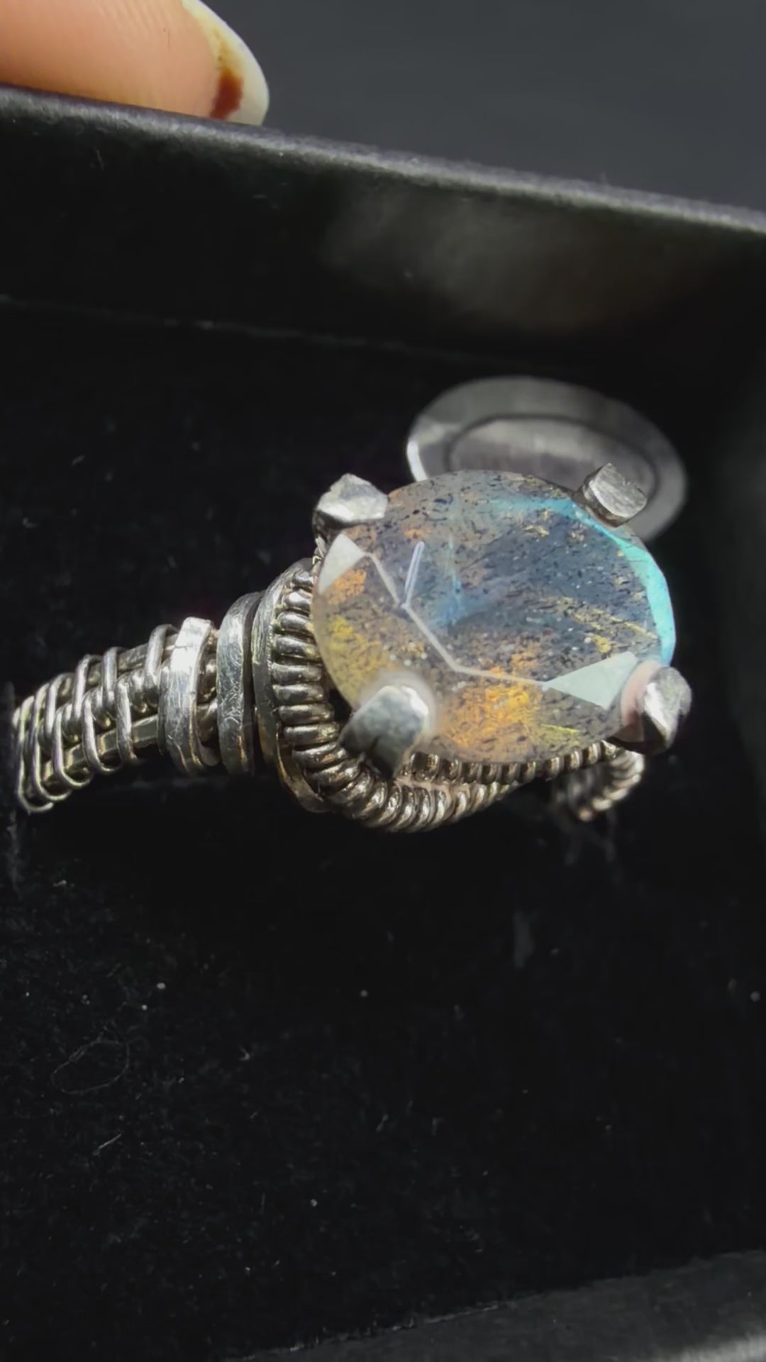 925 Labradorite Ring