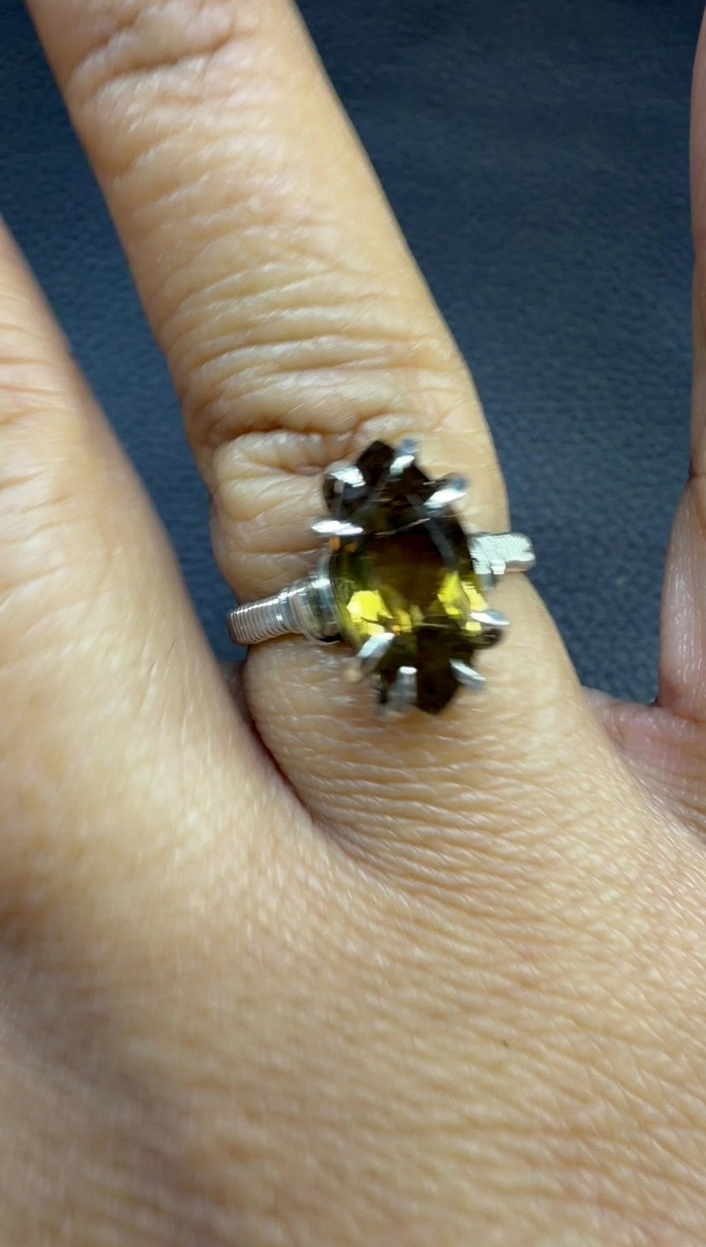 925 Citrine Ring