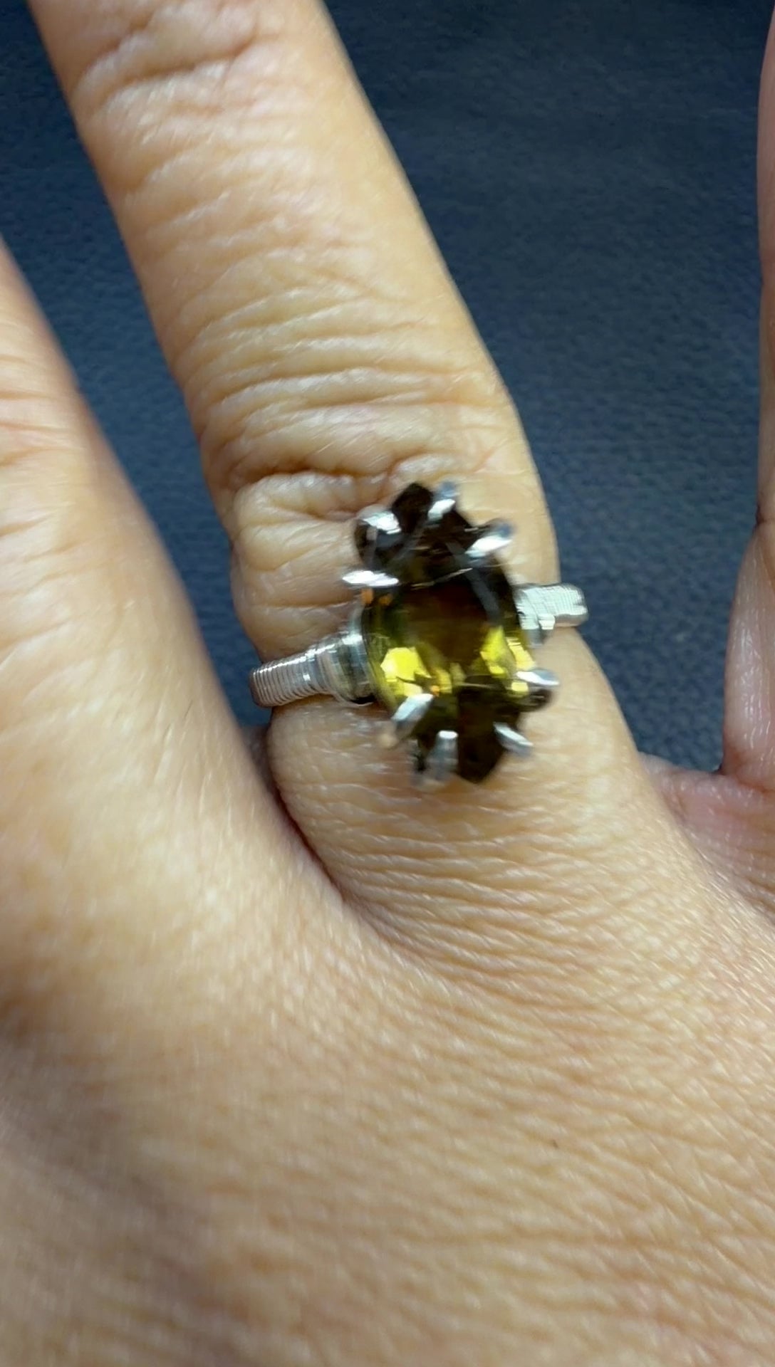 925 Citrine Ring