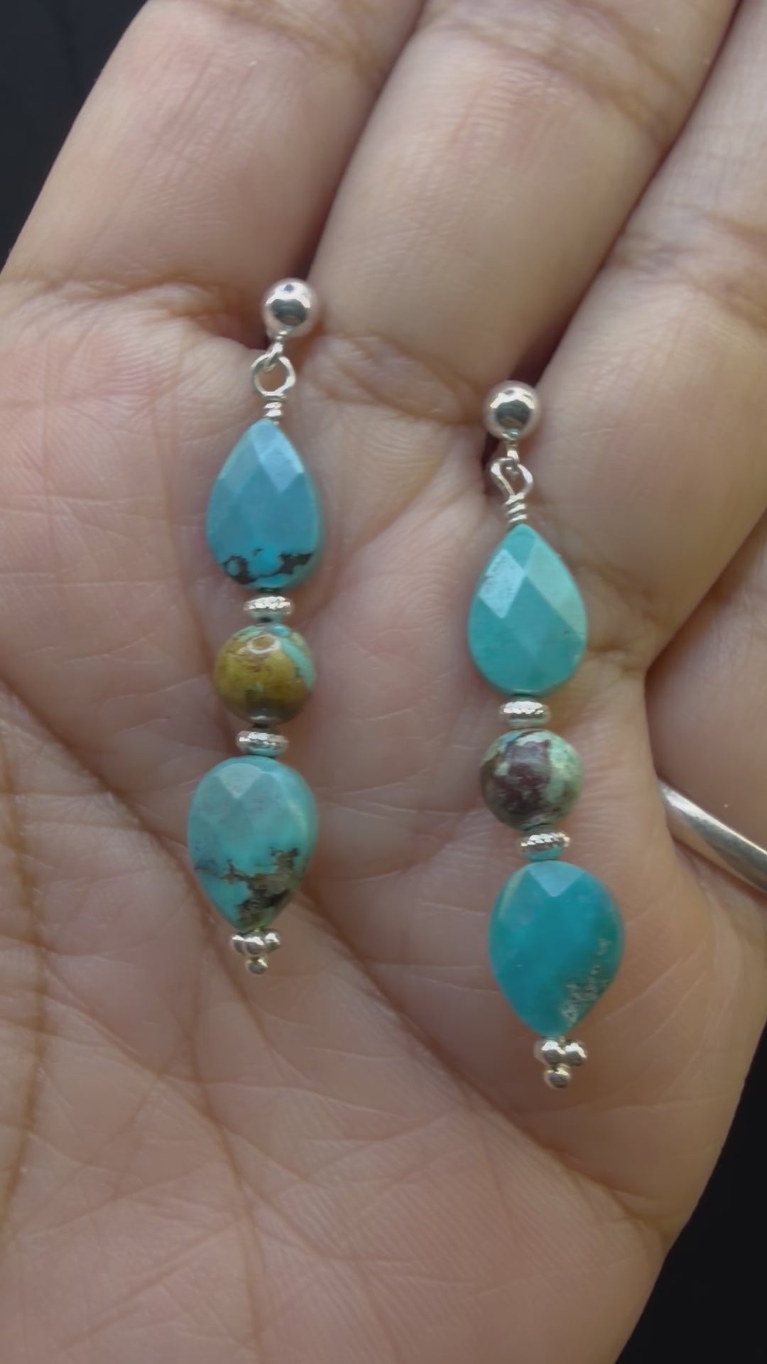 925 Turquoise Tears
