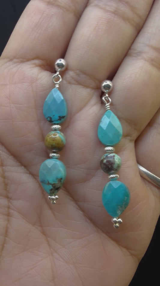 925 Turquoise Tears