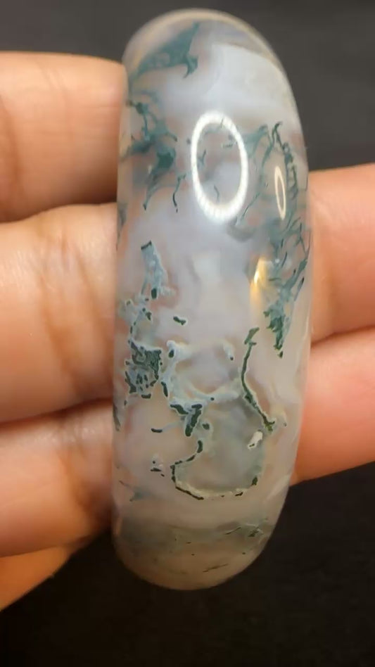 Moss Agate Bangle 2