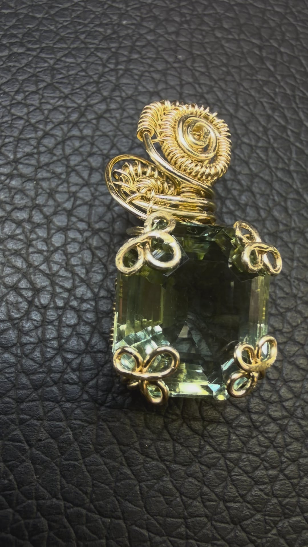 Prasiolite Pendant