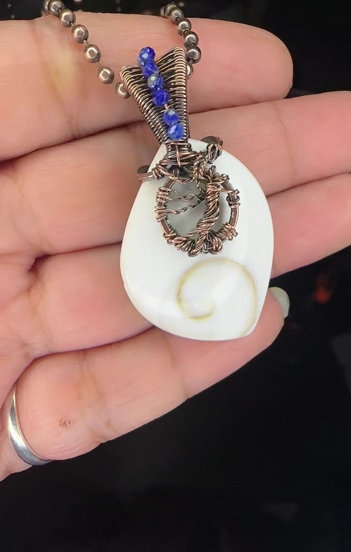 Shiva Shell Tree of Life Pendant