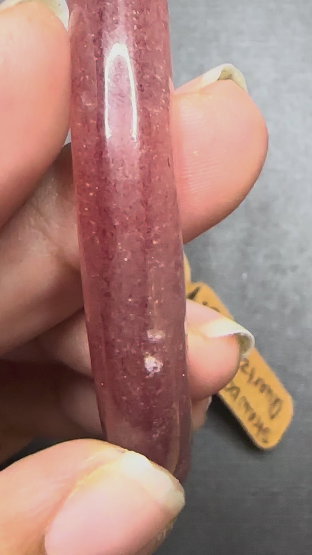 Strawberry Quartz Bangle