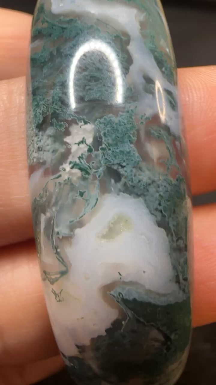 Moss Agate Bangle 1